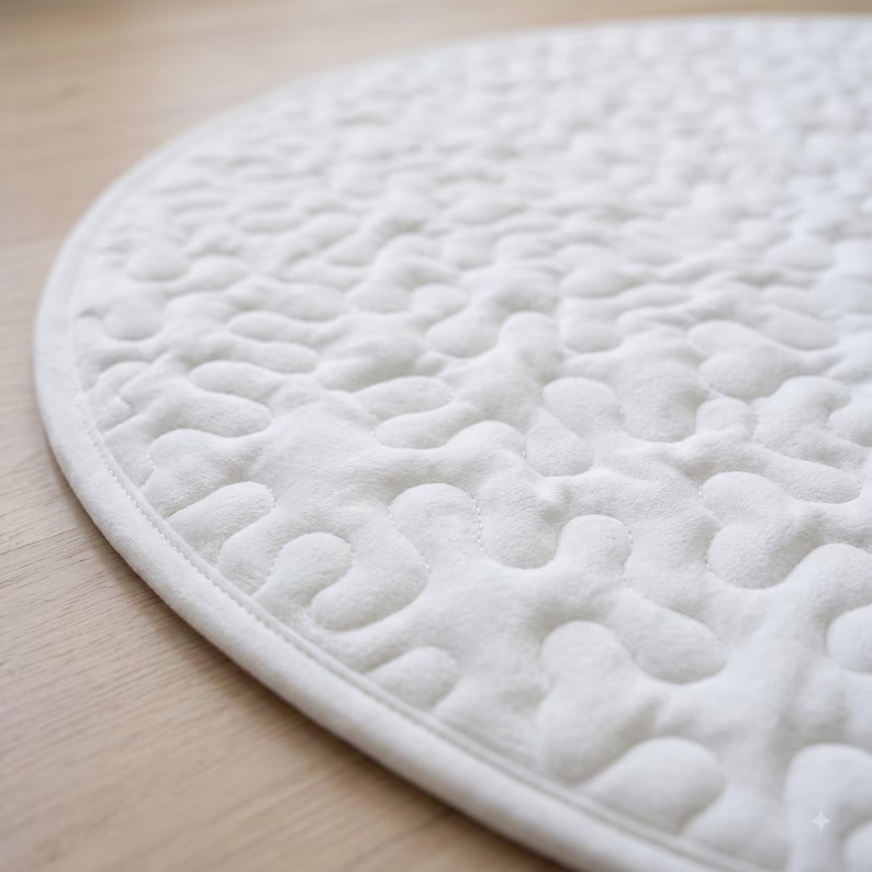 Round Quilted Rug - Halloween Rugs