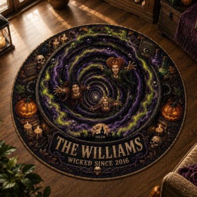 Salem Witches Magic Custom Floormat